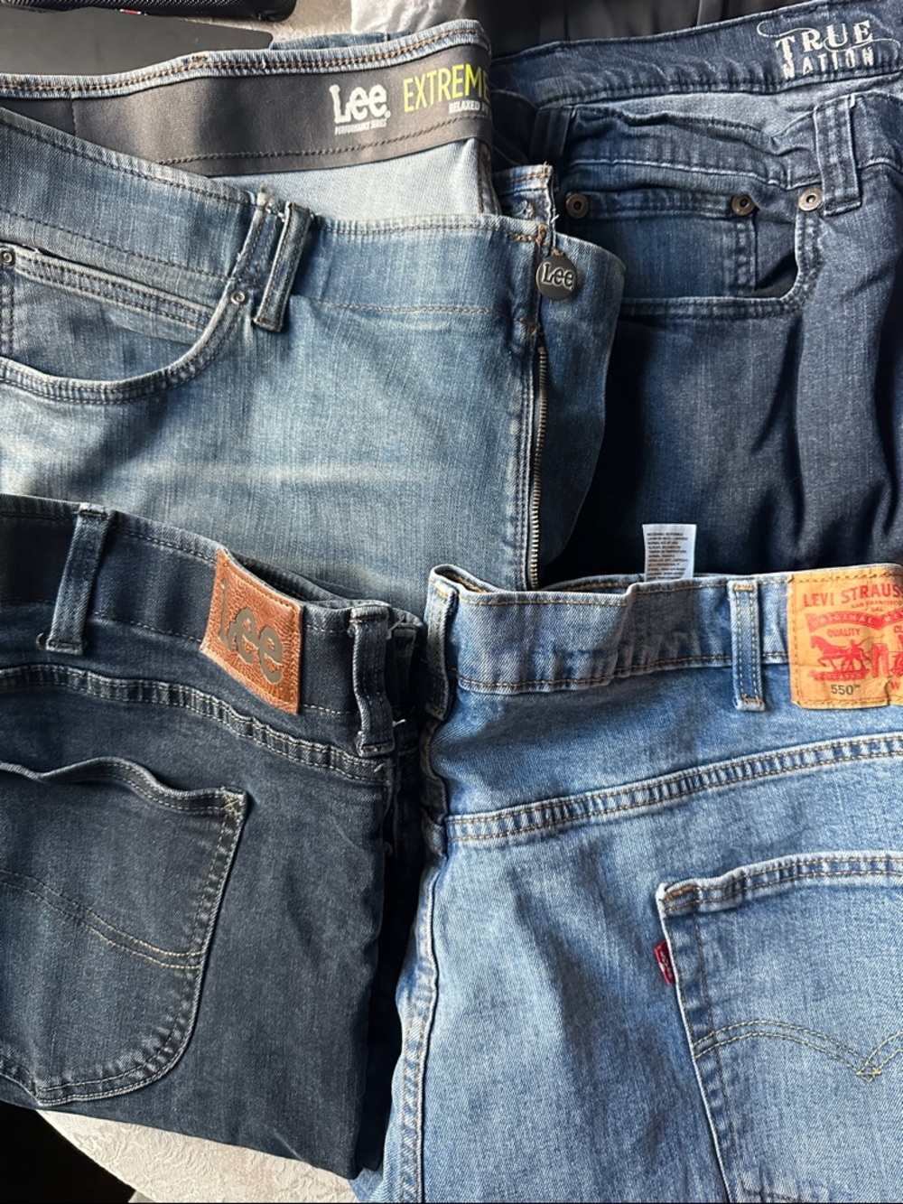 Men’s Jeans - 4 pairs size 48x30